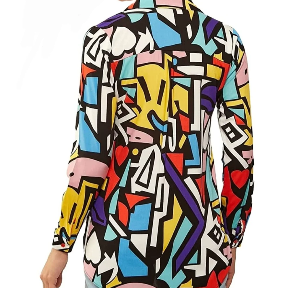 Fashion and colorful long sleeve shirt - Picture 4 of 6